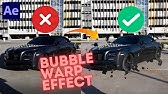 BUBBLE WARP EFFECT on AFTER EFFECTS | FREE**