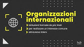 Le organizzazioni internazionali