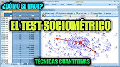 EL TEST SOCIOMÉTRICO, TÉCNICAS CUANTITATIVAS