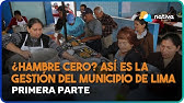 🔴 ¿HAMBRE CERO?: así es la gestión del MUNICIPIO DE LIMA para combatir la DESNUTRICIÓN | PARTE 1