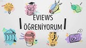 Eviews: TramoSeats Yöntemi #eviews #tramo/seats #zaman serileri