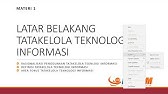 1. Latar Belakang TKTI - Tata Kelola Teknologi Informasi