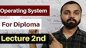 Lecture 2 - Operating System For Diploma | Types Of OS - Batch Operating System