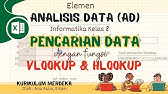 (#1) Mudah Mencari Data dengan Fungsi Vlookup Hlookup, Analisis Data Informatika 8 Kurikulum Merdeka