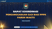 Rapat Koordinasi Penganggaraan Gaji bagi PPPK Paruh Waktu