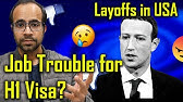 Mass Layoffs in America | How does it Impact Indians on H1 Visa?