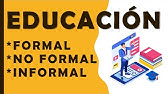 Los 3 Tipos de Educación | Formal - No Formal - Informal | Pedagogía MX