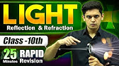 Light in 25 Minutes🔥| Class 10th | Rapid Revision | Prashant Kirad