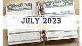 JULY 2023 Budget | Sara Marie Stickers | EC Monthly Planner |