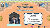 Kultum Ramadhan P4 JUKS - Episode 1 Tema  : Privillege Insan dan Student