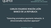 Detecting anomalous payments networks: A dimensionality reduction approach