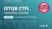ISTQB CTFL Training Course v3.1: Chapter 1. Fundamentals of Testing