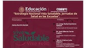 Estrategia Nacional  Vida Saludable. Jornadas de Salud en las Escuelas