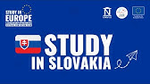 #StudyinEurope Slovakia - Study in Europe & Scholarship Opportunities