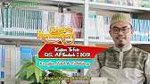 Kajian Tafsir QS. Attaubah : 103  Kewajiban  Zakat & Fadilahnya, Ustadz. H. Khoirul Anwar Ahmad, Lc