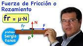 FUERZA DE FRICCIÓN. Coeficiente de Rozamiento.