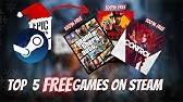 TOP 5  NEW GAMES FREE ON STEAM AND EPIC STORE 😱 GTA V FREE ON EPIC GAME STORE mystery