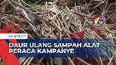 Keren! Dinas Lingkungan Hidup DKI Jakarta Daur Ulang Sampah Alat Peraga Kampanye jadi Kompos