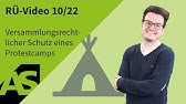 RÜ-Video 10/22 Versammlungsrechtlicher Schutz eines Protestcamps