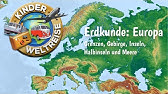 Erdkunde: Europa - einfach erklärt. Orientierung: Grenzen, Gebirge, Inseln, Halbinseln, Meere