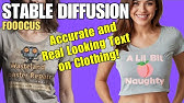 Give Them Custom Shirts! No More Garbage Text - Stable Diffusion