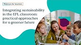 Integrating sustainability in the EFL classroom: practical approaches for a greener future
