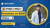 Proxmox VE vs ESXi (VMWare) Comparison  | Class 2 | Tech Arkit