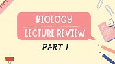 Biology Lecture Review | PART 1 | NMAT Review