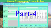 Student Management System in Java | NetBeans | MySQL Database|  Part-4