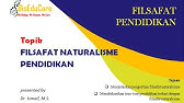 Filsafat Pendidikan || Naturalisme Pendikan