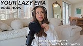 EXIT YOUR LAZY GIRL ERA & ENTER PRODUCTIVE GIRL ERA | getting your life back together before 2024