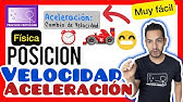 ✅POSICIÓN, VELOCIDAD y ACELERACIÓN | APRENDE CONCEPTOS FÍSICA