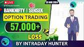 Live Intraday Trade | Bank nifty Option Trading by Intraday Hunter
