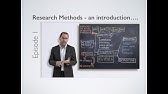 Research Methods - Introduction