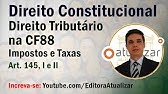 CF88 - Art. 145, I, II (Impostos e Taxas)