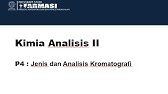 P4. Kimia Analisis II (Jenis dan Analisis Kromatografi) 2024