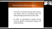 The Contemporary World  - Sustainable Development