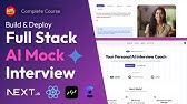 Build & Deploy Full Stack AI Mock Interview App with Next.js | React, Drizzle ORM, Gemini AI, Clerk