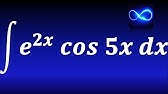 125. Integración por partes, exponencial por coseno (Integral cíclica, ejemplo resuelto)