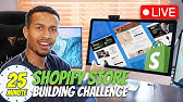 Building A Branded Shopify Dropshipping Store In 25 MINUTES LIVE