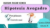 Hipotesis Avogadro - Hukum Dasar kimia - kimia kelas 10