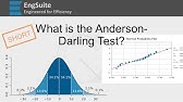 Introduction to the Anderson-Darling Test (short) - Engineering Statistics