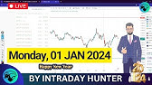 Live Trading | Options Trading | Intraday Hunter 01 JAN 2024
