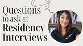 ❓ 10 Questions to Ask At Residency Interviews❓|  Yasha Gupta, MD