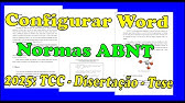 Configurar o TCC, com as normas ABNT - 2025 (Link do modelo em word, disponível na descrição)