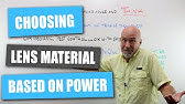 Choosing Lens Material Based on Lens Power