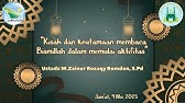 KAIDAH - Kisah dan keutamaan membaca Bismillah dalam memulai aktifitas