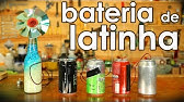Bateria de latinha de alumínio (EXPERIÊNCIA de QUÍMICA)