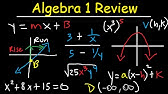 Algebra 1 Review Study Guide - Online Course / Basic Overview – EOC & Regents – Common Core