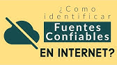 Fuentes de información para la investigación